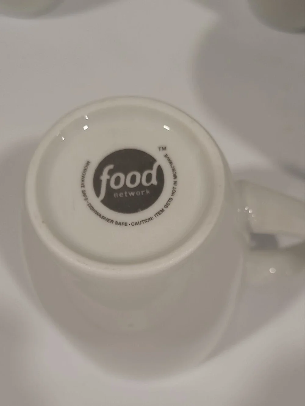 Food Network White Ceramic Mugs Set - White